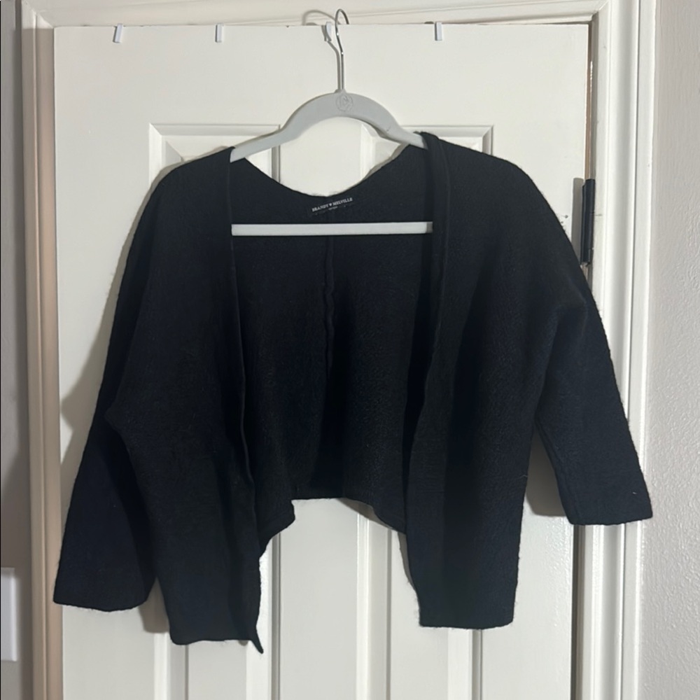 Brandy Melville Black Cardigan Sweater Relaxed Fit